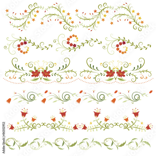 spring flower frames