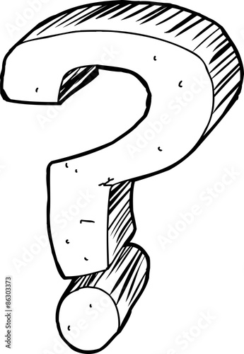 Outlined Question Mark