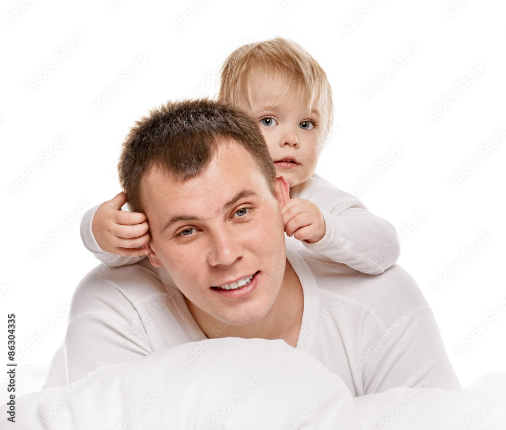 baby with her daddy