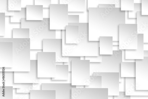 Abstract paper rectangle design silver background texture.