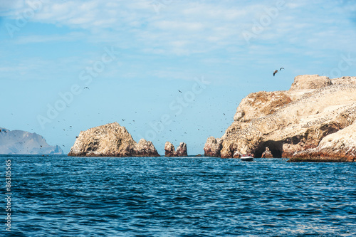 Ballestas Islands, Paracas National Reserve in Peru photo