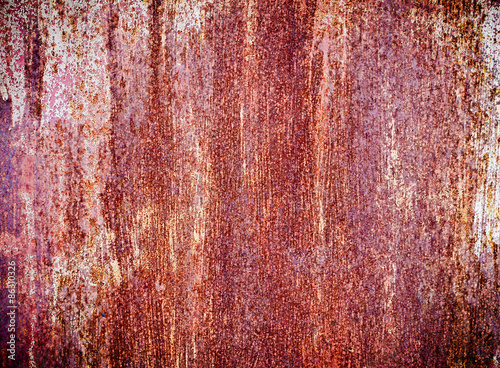 Rusted sheet of metal
