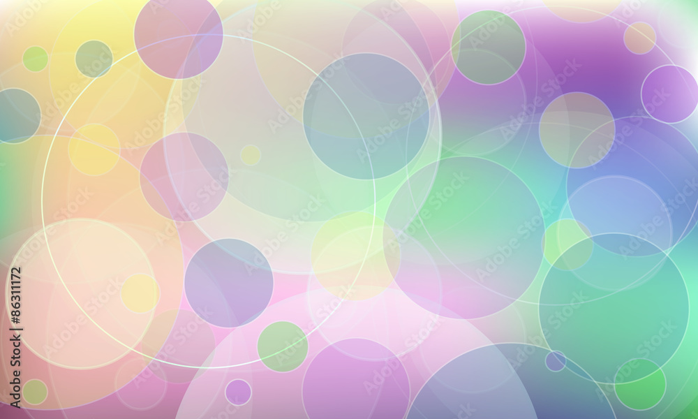 vector background with circles