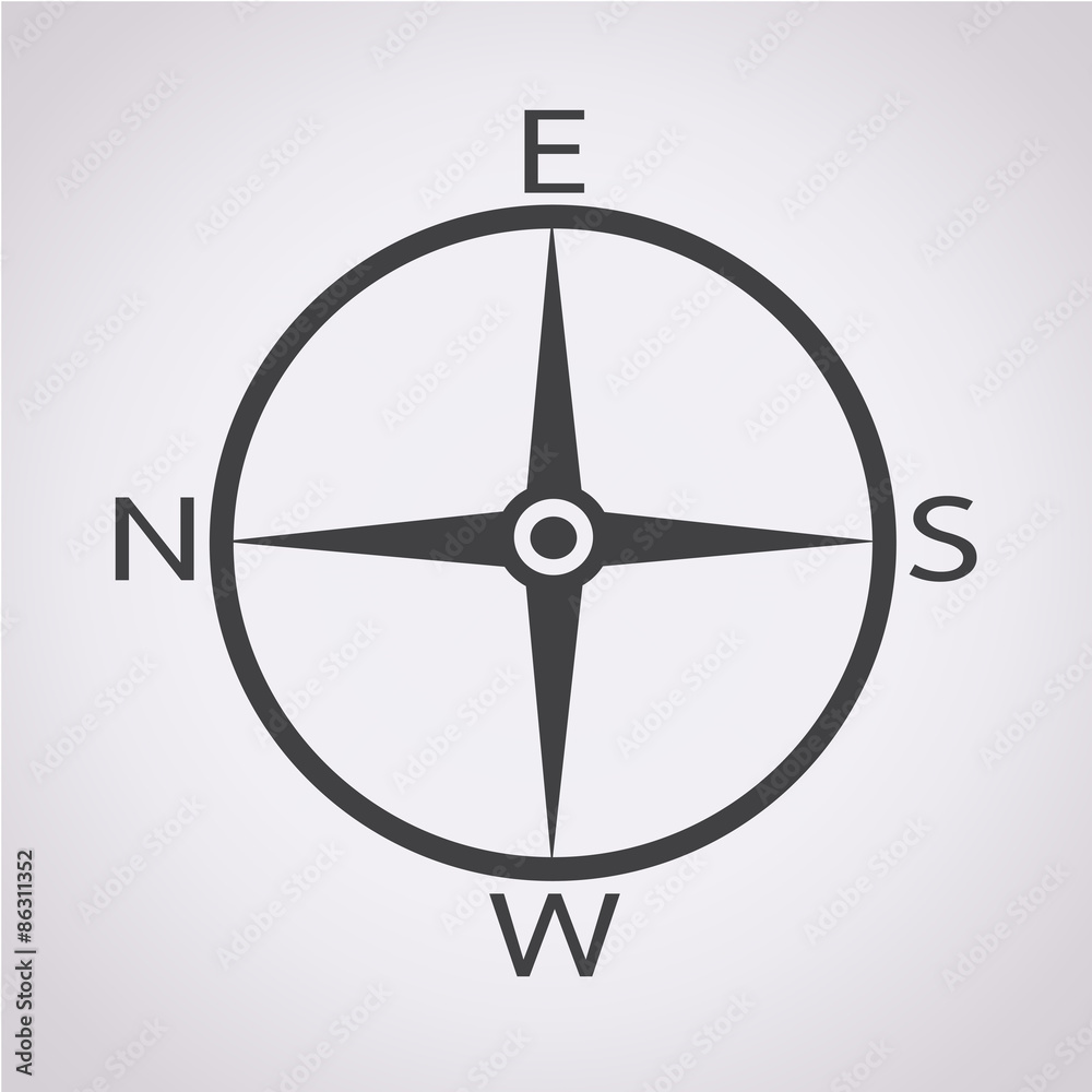 Direction Compass Icon