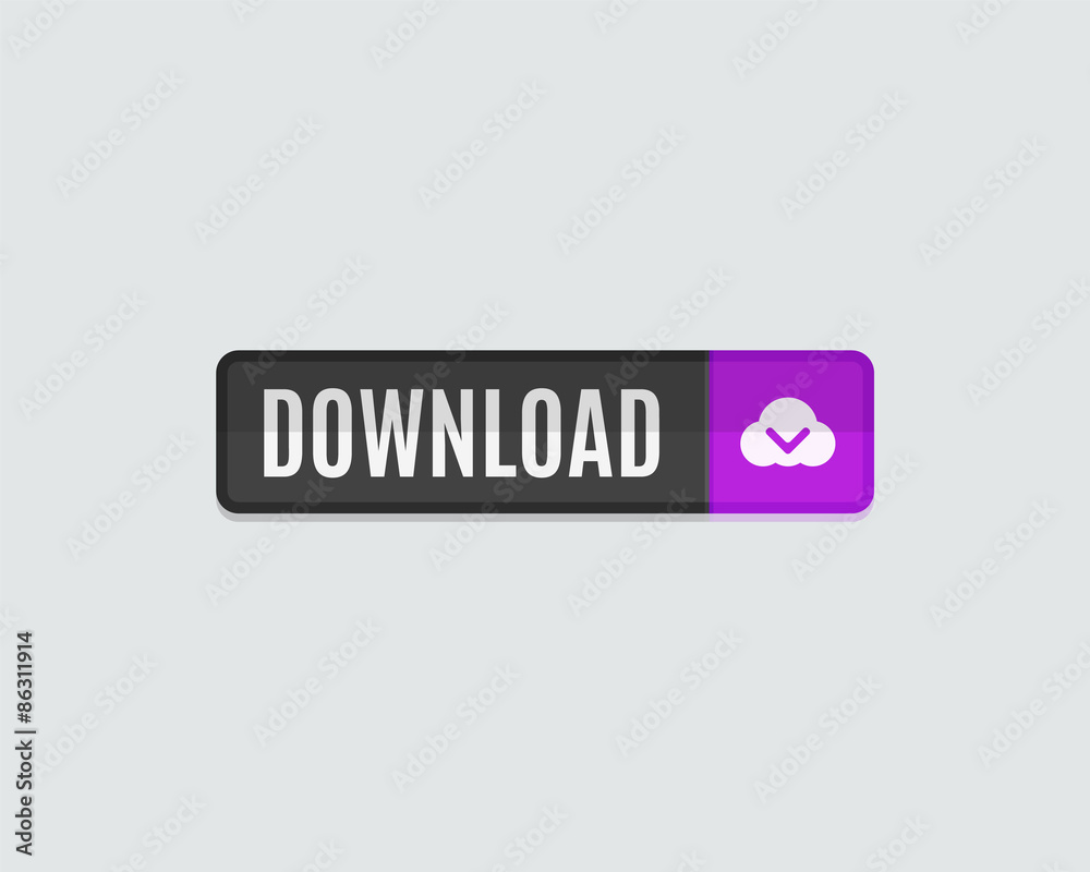 Download web button flat design. Template for website Download web button flat design. Template for website