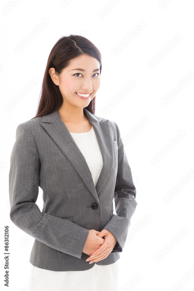 asian businesswoman isolated on white background asian businesswoman isolated on white background