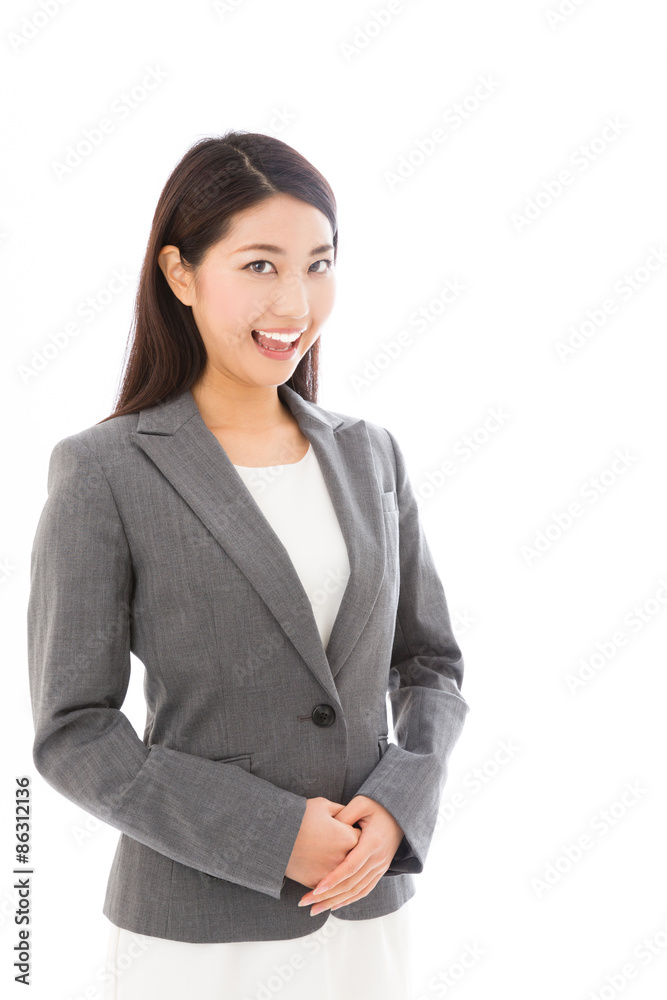 asian businesswoman isolated on white background asian businesswoman isolated on white background