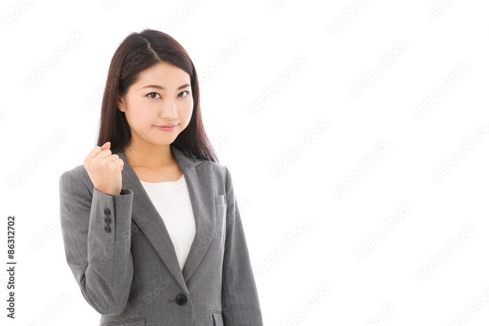 asian businesswoman isolated on white background asian businesswoman isolated on white background