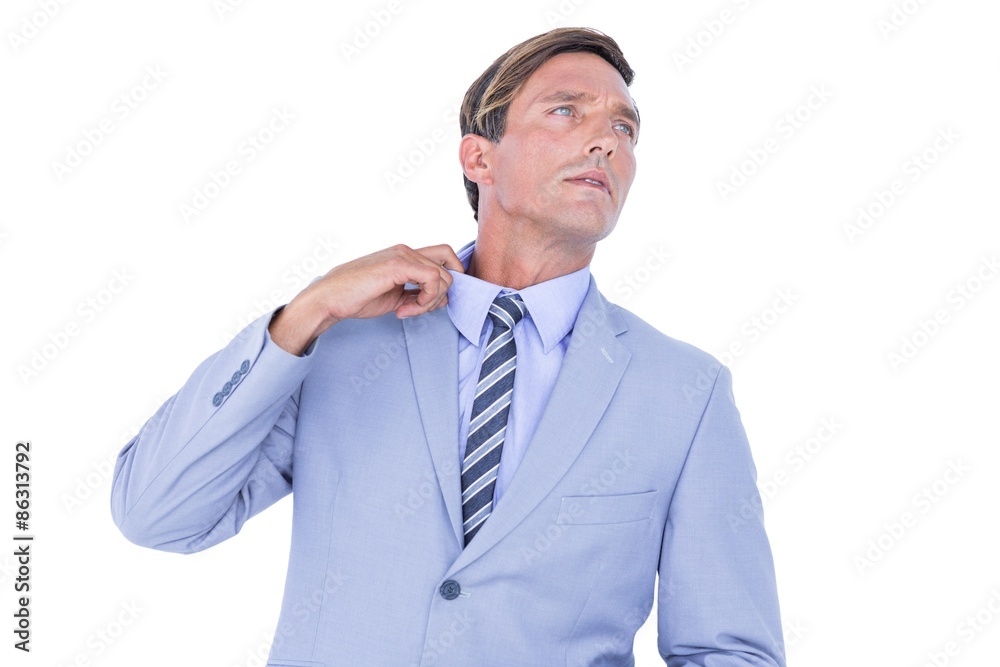  Stressed businessman