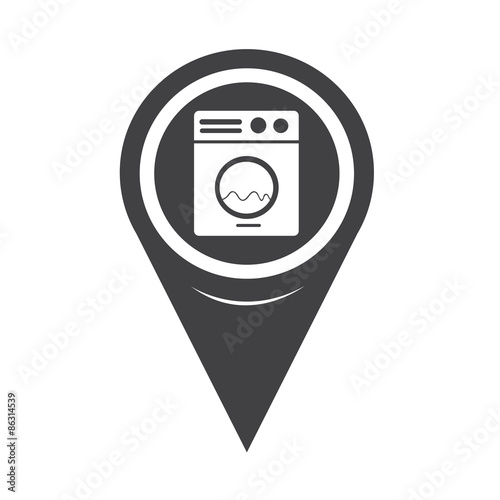 Map Pointer Washing Machine Icon
