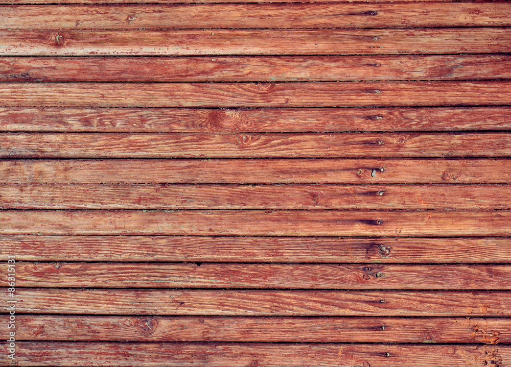 Fototapeta premium Wooden background of the horizontal boards