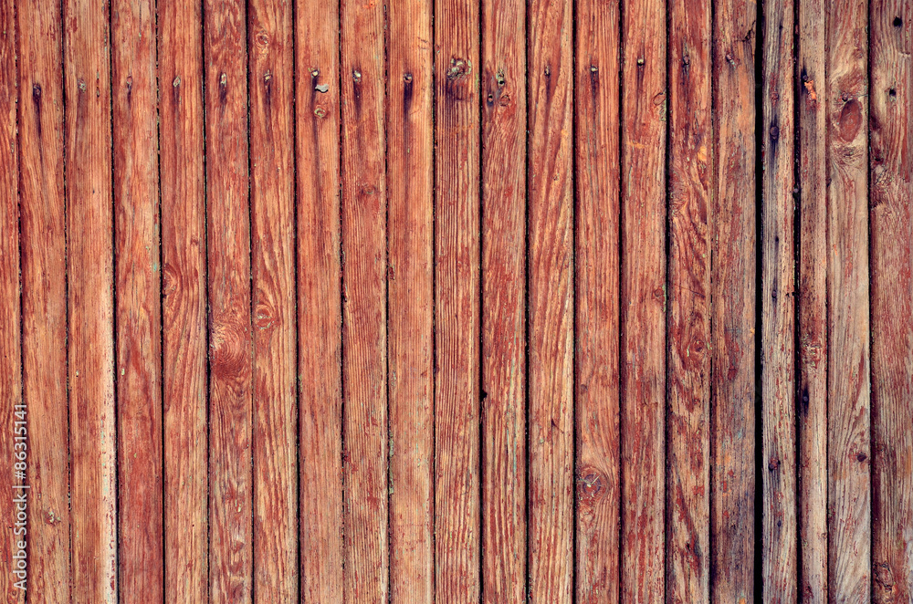 Wooden background of vertical boards
