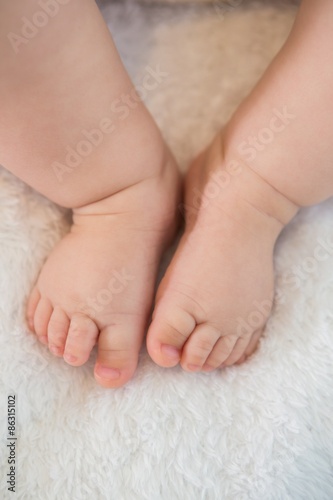 Beautiful feet of baby 
