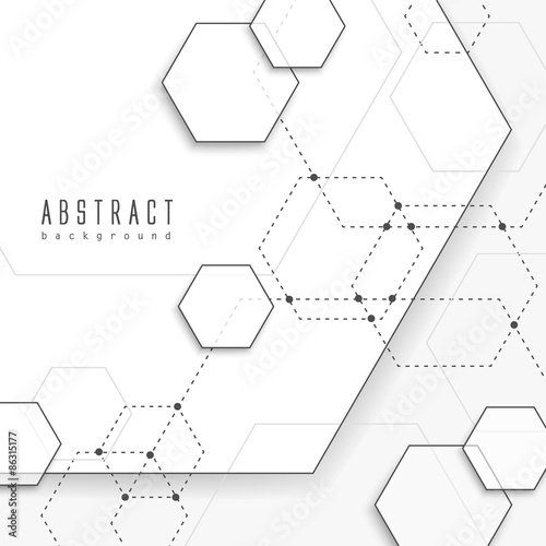 simplicity hexagon element background design