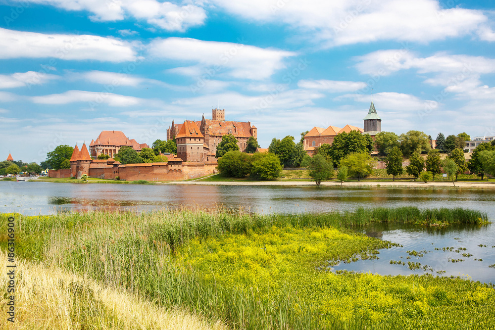 Obraz premium Malbork castle in Pomerania region, Poland