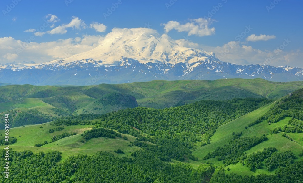 Elbrus in summer