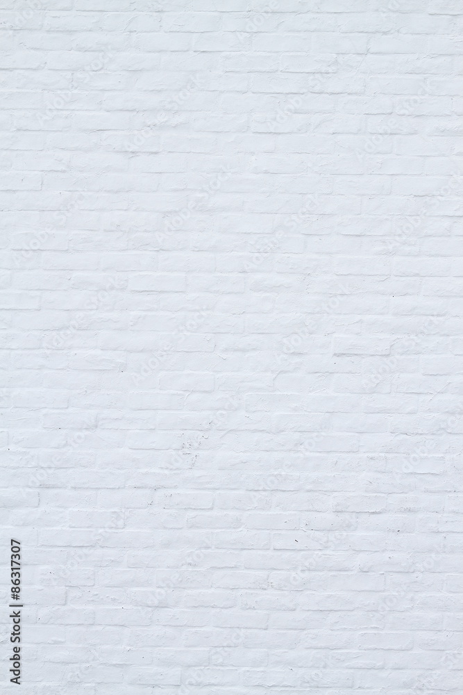 Fototapeta 白いレンガの背景 White brick background