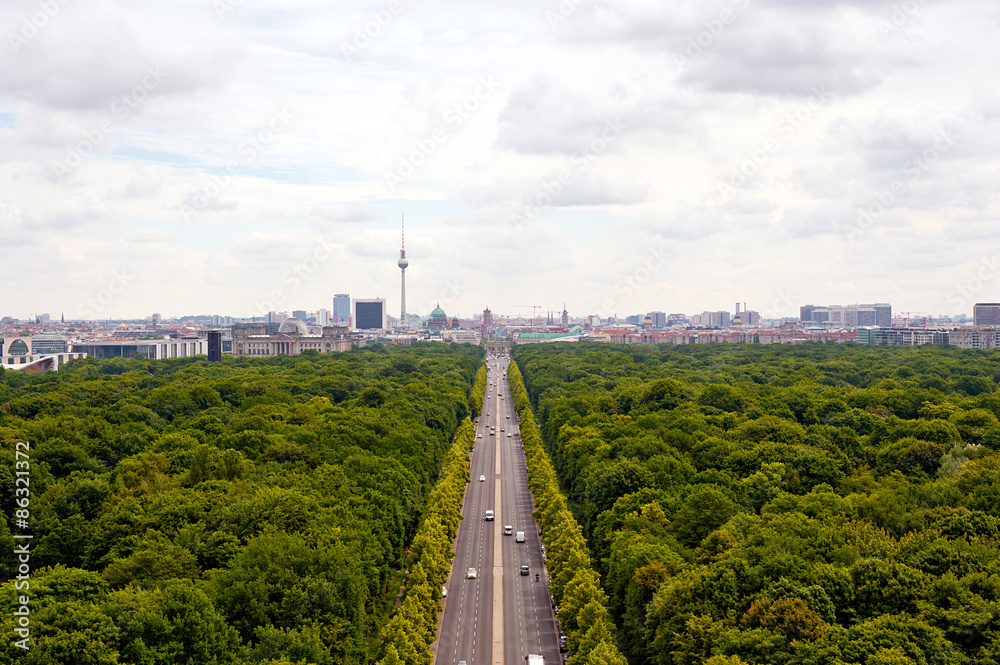 Fototapeta premium view of Berlin