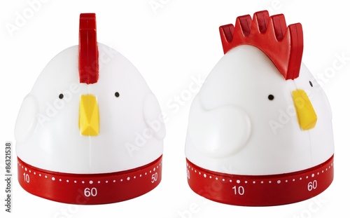 Rooster style kitchen timer