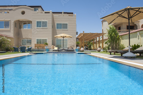 Luxury villa with a swimming pool © Paul Vinten