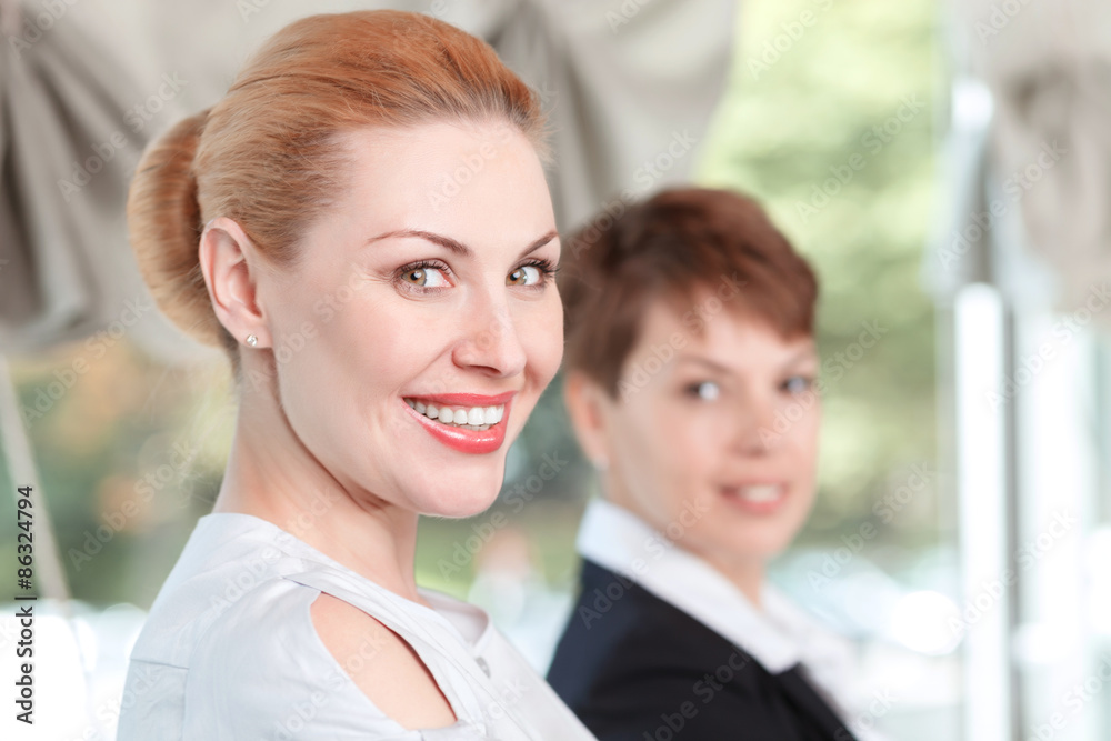Businesswomen during a meeting Businesswomen during a meeting