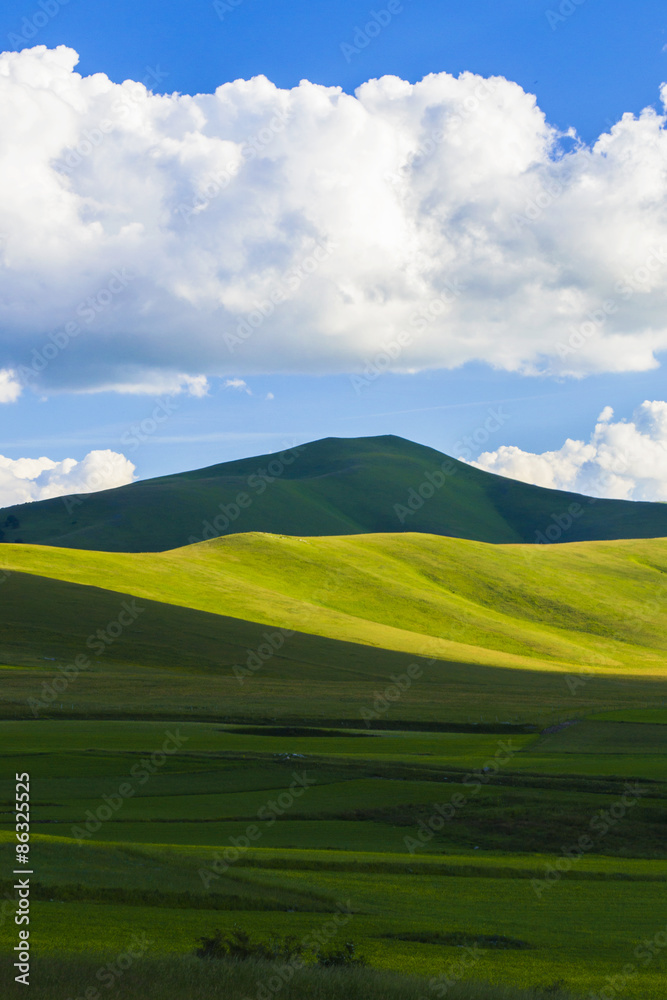Obraz premium colline a castelluccio