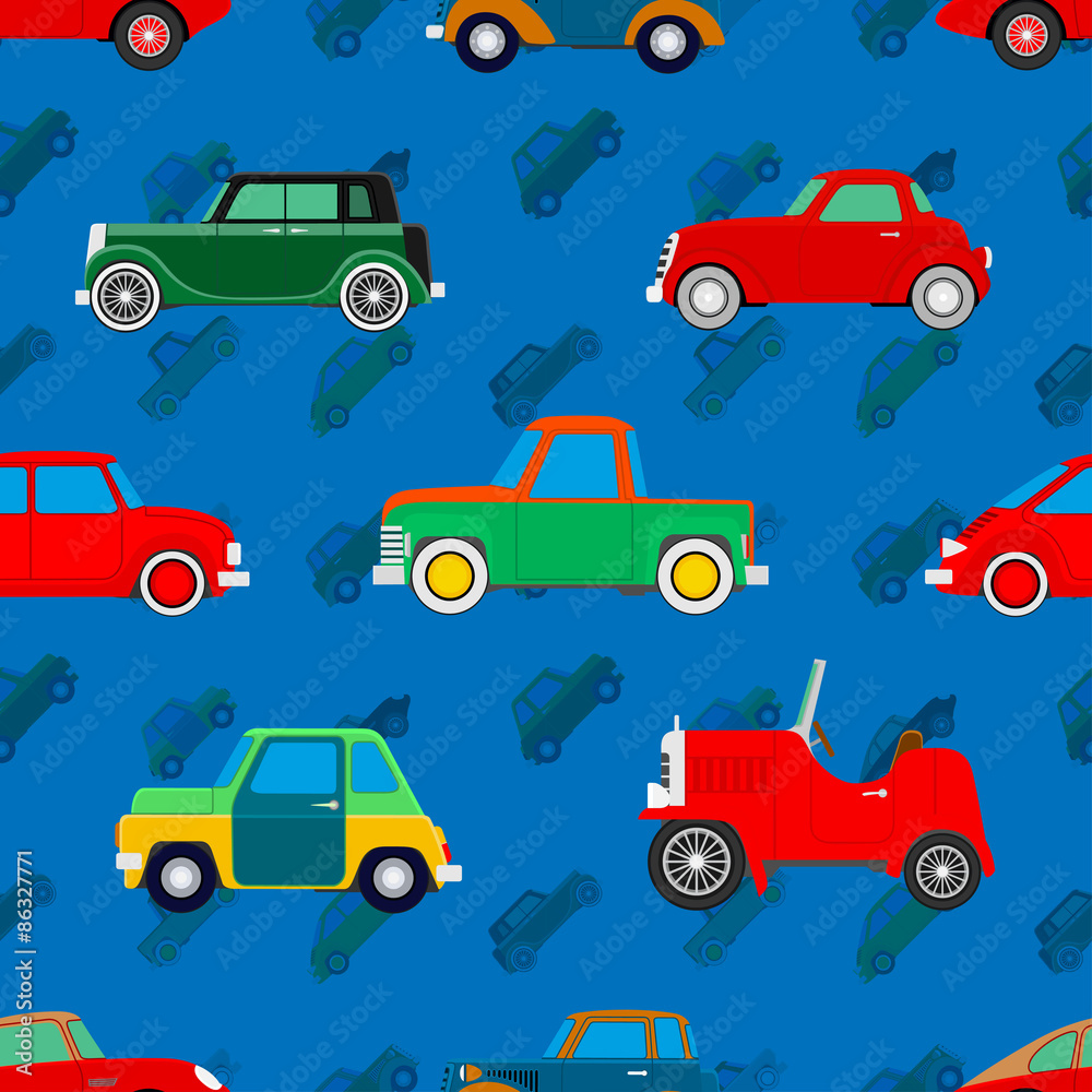 Naklejka premium wallpaper of cars.