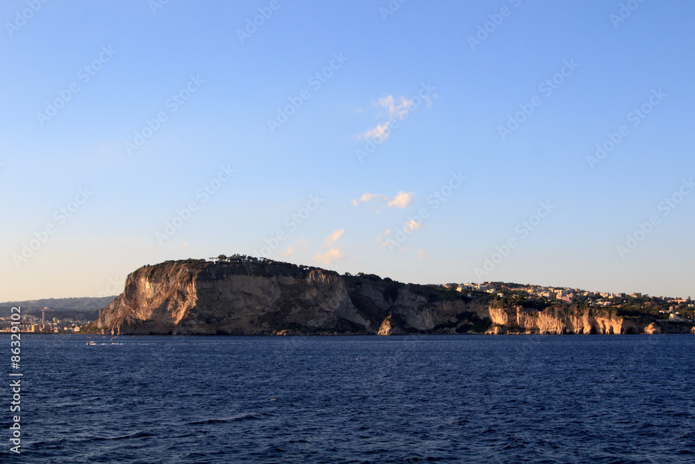 Detail of Golfo di Napoli (Naples Gulf) Cape Posillpo