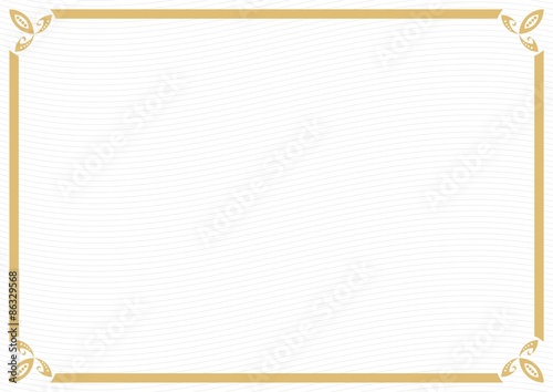 Certificate Background Frame