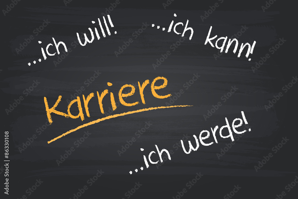 Obraz premium Karriere Tafel