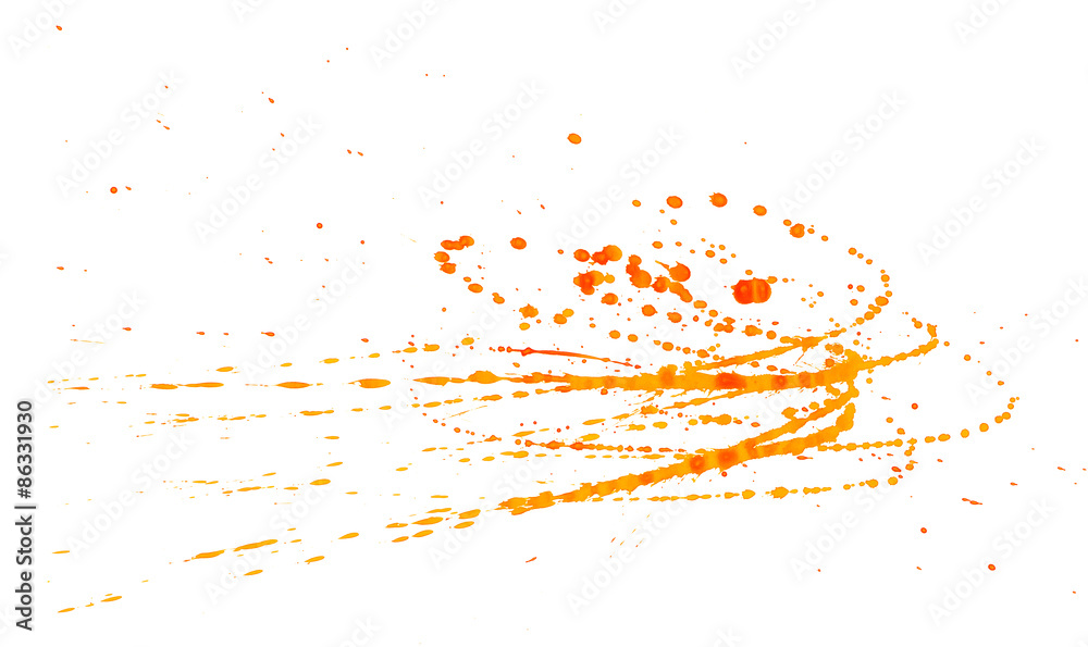 Naklejka premium Colour splash