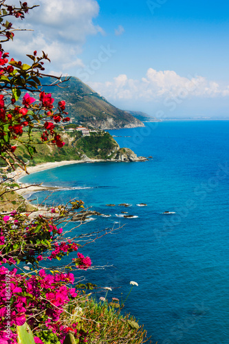 Vászonkép Capo Vaticano is the most beautiful region of Calabria