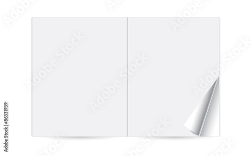Paper magazine booklet, template reversal journal