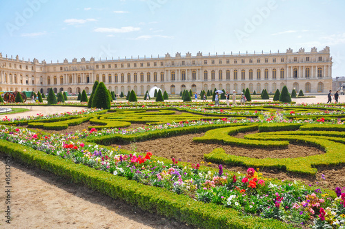 Garden at Versailles Palace, Paris photo