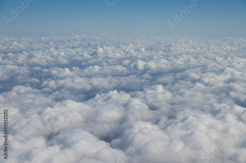 Wolken / Luftaufnahme / Blick aus dem Flugzeug