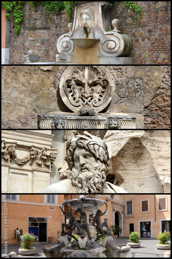 Les fontaines de Rome