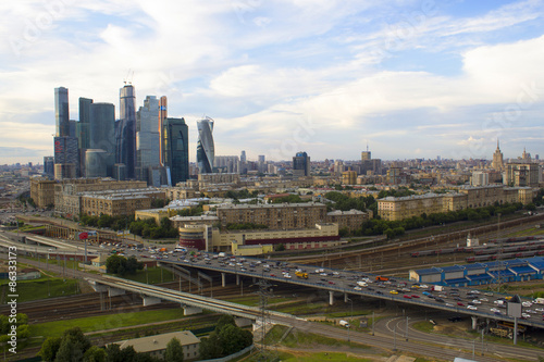 Landscape Moscow city  Moscow  Russia