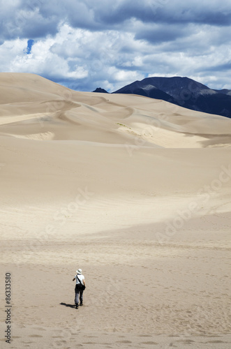 Approaching  Great Sand Dune National Park