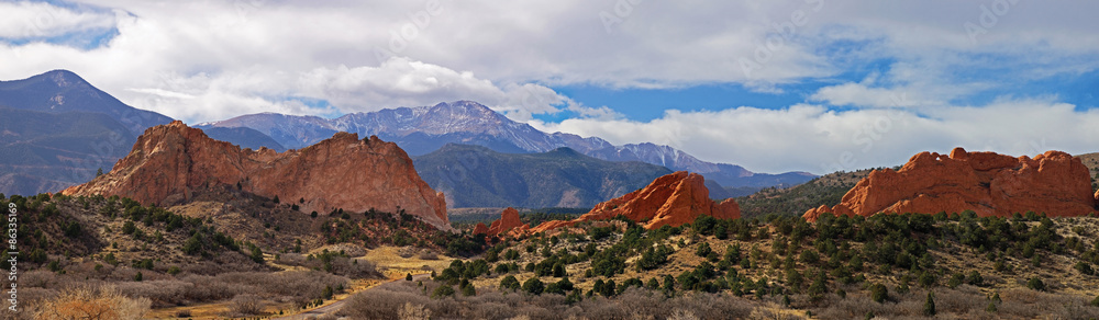 Naklejka premium Garden of the Gods