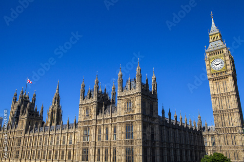 Palace of Westminster in London