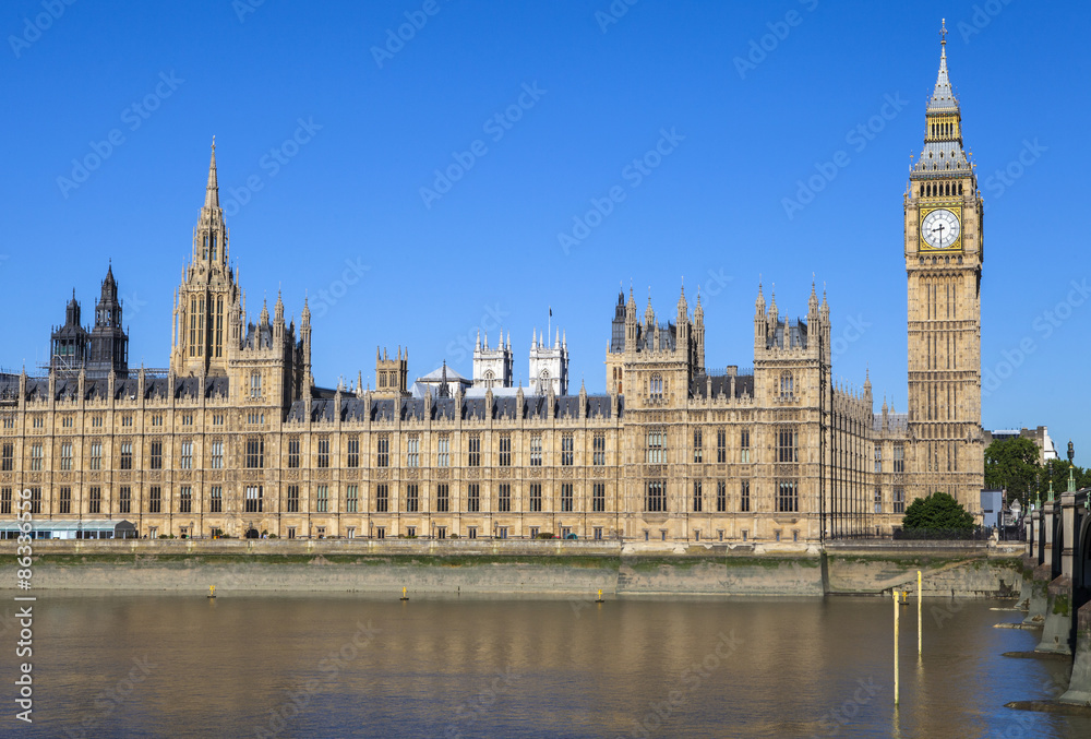 Palace of Westminster in London