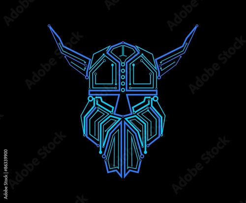 Circuit Board Viking Head