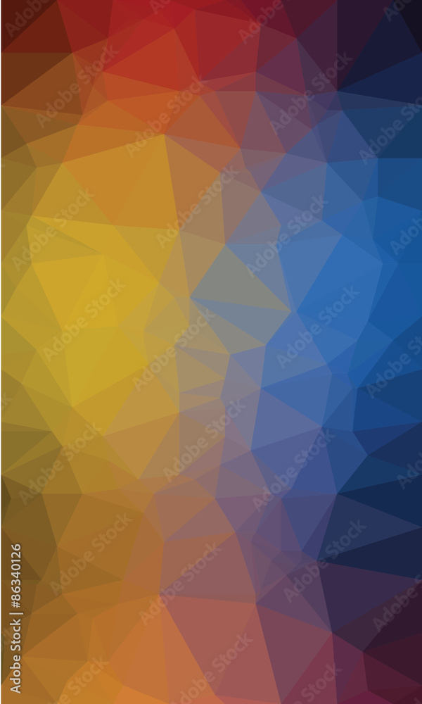 Obraz premium Simple colorful polygonal background