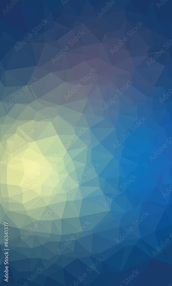 Fototapeta premium Simple colorful polygonal background