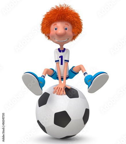 boy football player
