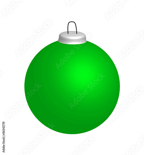 Green new year ball