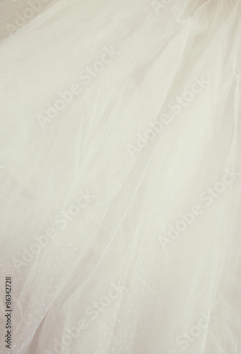 Vintage tulle chiffon texture background. wedding concept  