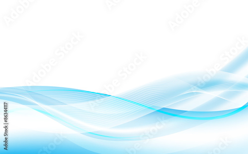 vector abstract blue fluid wave design background