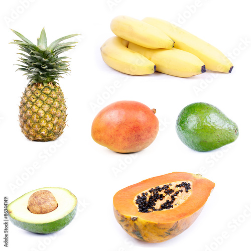 Fototapeta Naklejka Na Ścianę i Meble -  Fruits collage
