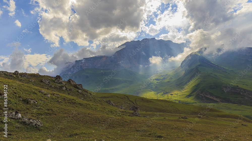 Fototapeta premium Mountains National Park Shahdag(Azerbaijan)